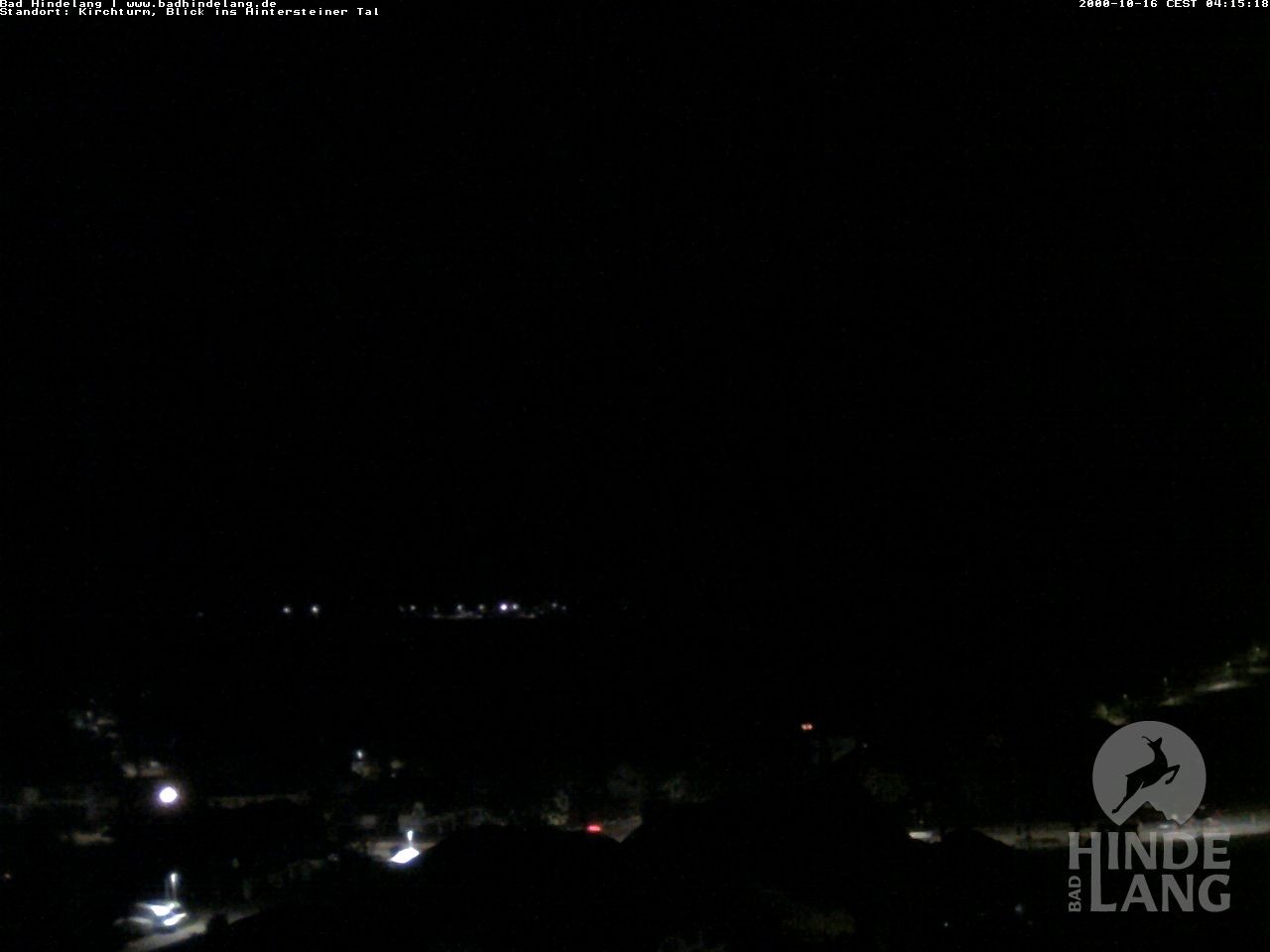 Archiv Foto Webcam Kirchturmblick Richtung Hintersteiner Tal