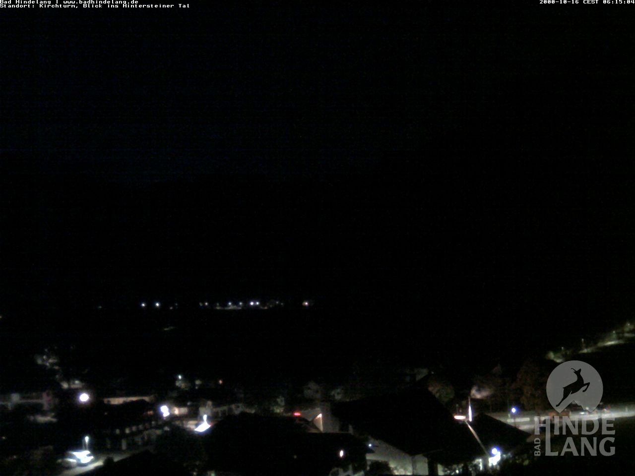 Archiv Foto Webcam Kirchturmblick Richtung Hintersteiner Tal