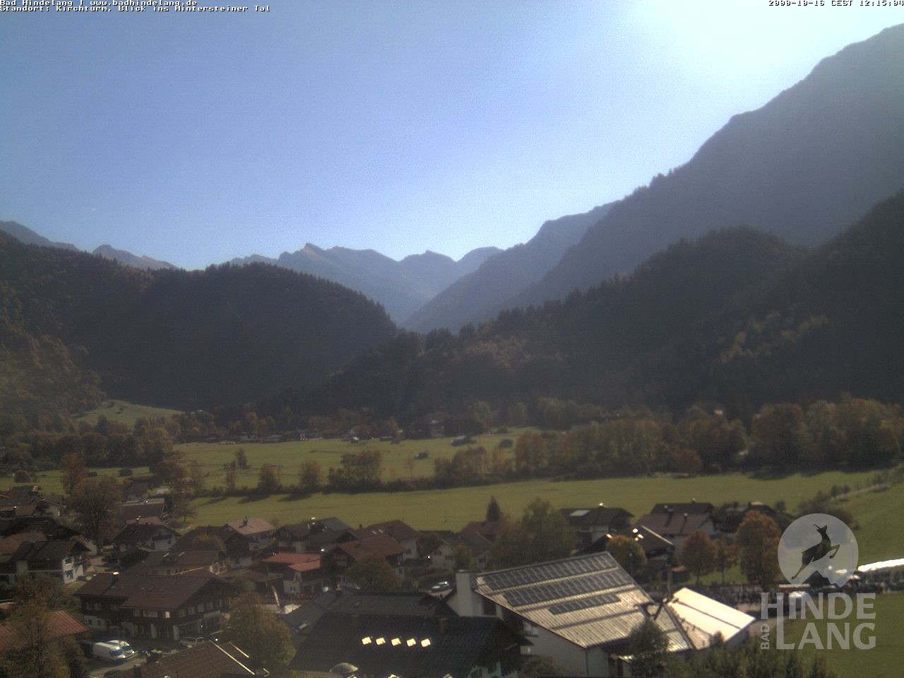 Archiv Foto Webcam Kirchturmblick Richtung Hintersteiner Tal