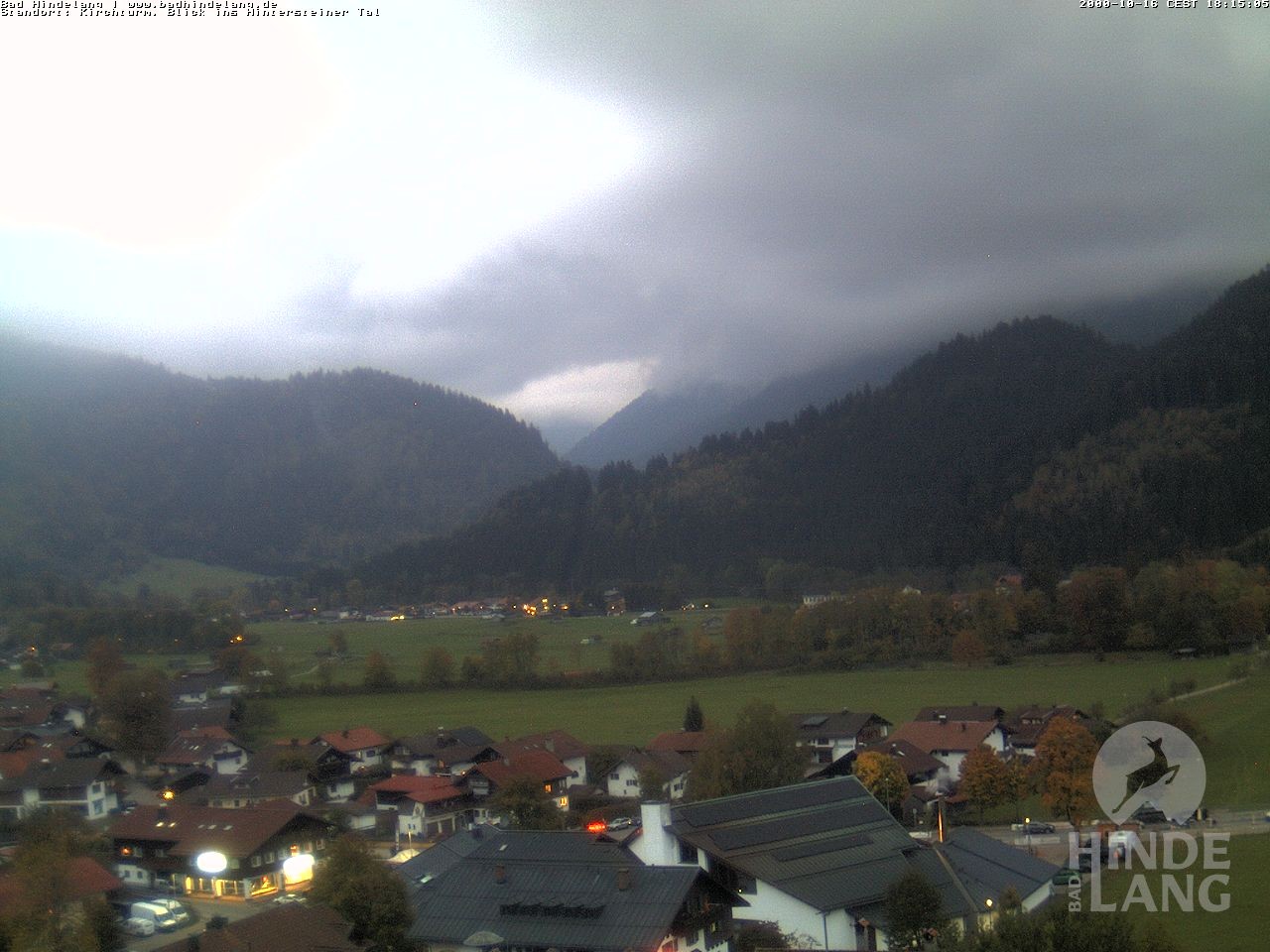 Archiv Foto Webcam Kirchturmblick Richtung Hintersteiner Tal