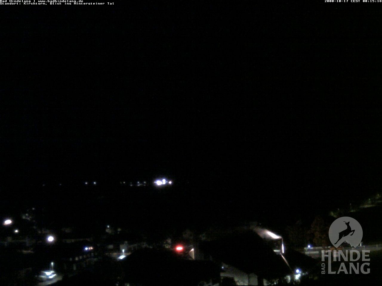 Archiv Foto Webcam Kirchturmblick Richtung Hintersteiner Tal