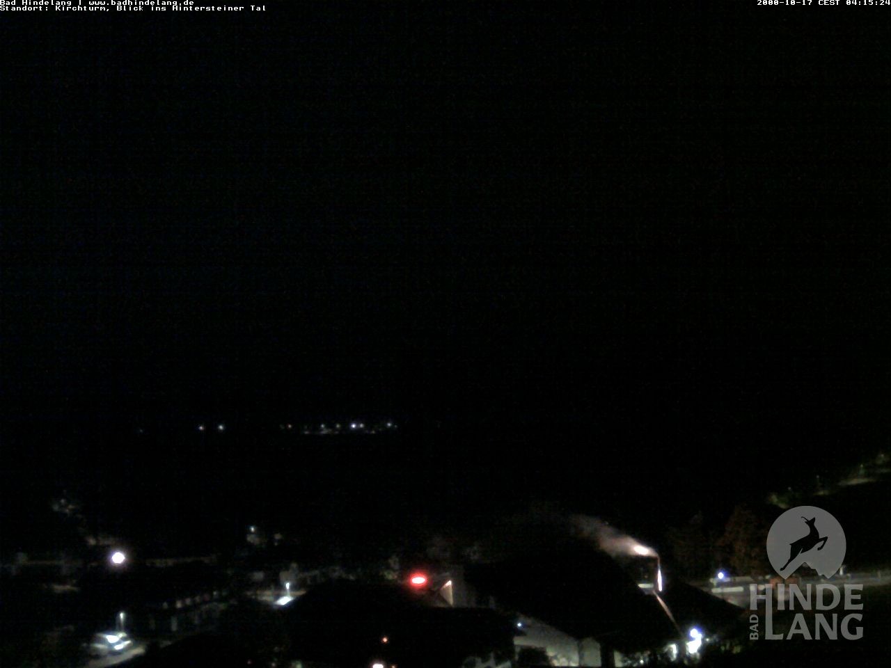 Archiv Foto Webcam Kirchturmblick Richtung Hintersteiner Tal