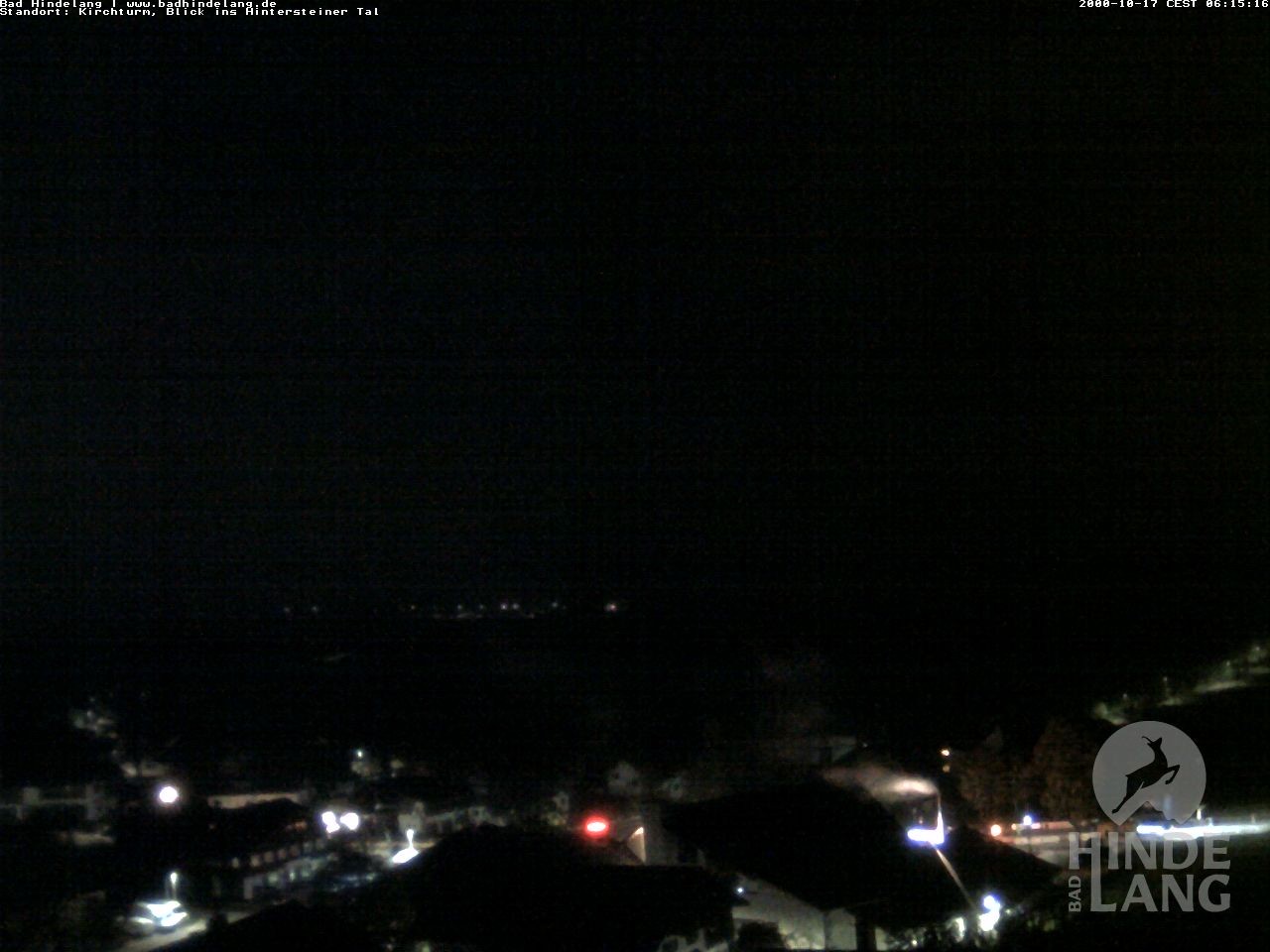Archiv Foto Webcam Kirchturmblick Richtung Hintersteiner Tal