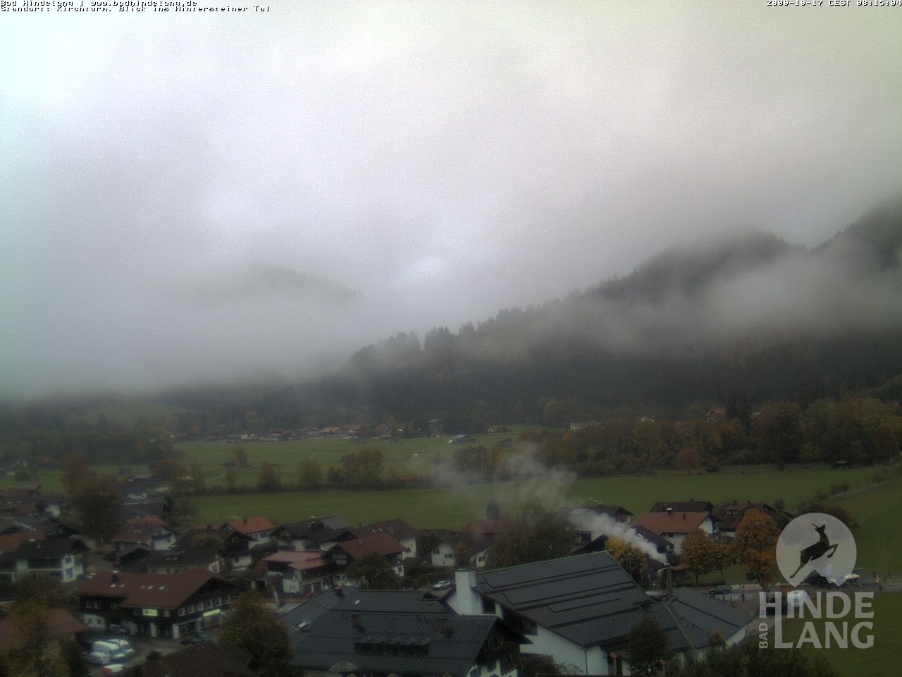 Archiv Foto Webcam Kirchturmblick Richtung Hintersteiner Tal