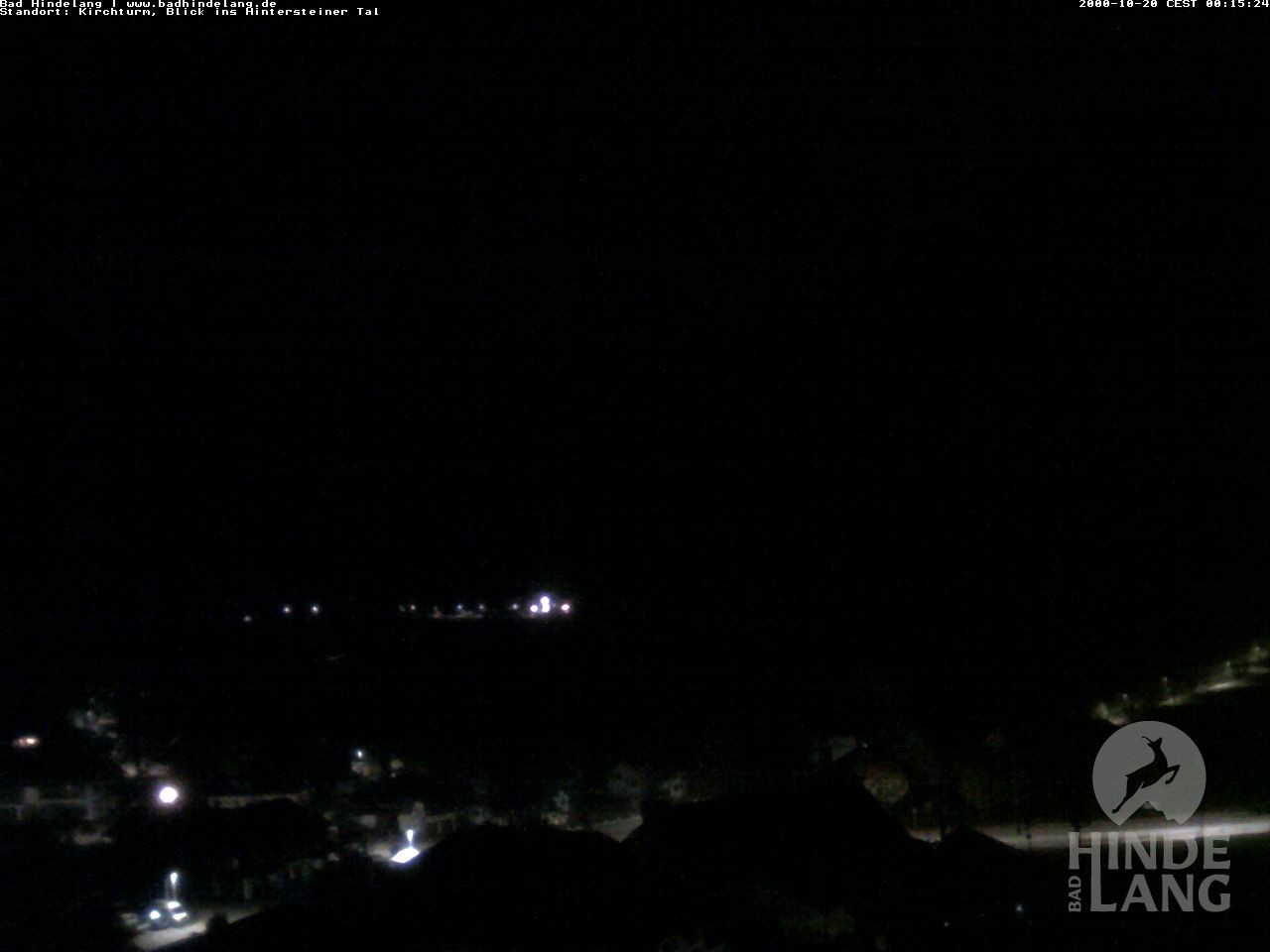 Archiv Foto Webcam Kirchturmblick Richtung Hintersteiner Tal