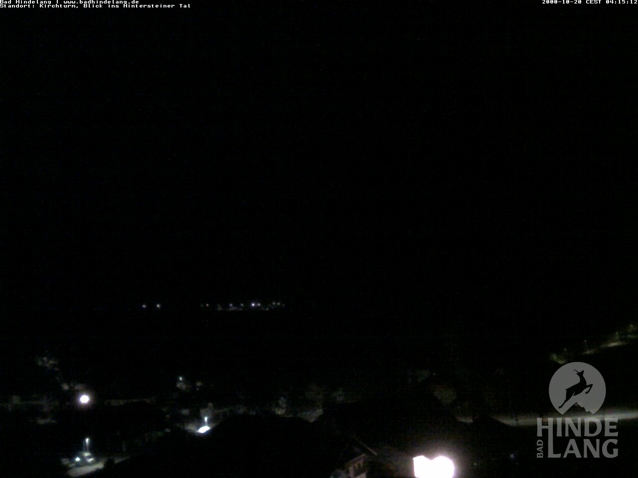 Archiv Foto Webcam Kirchturmblick Richtung Hintersteiner Tal