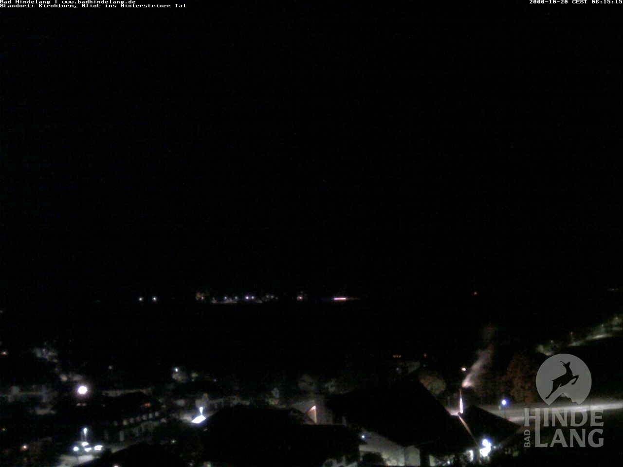 Archiv Foto Webcam Kirchturmblick Richtung Hintersteiner Tal