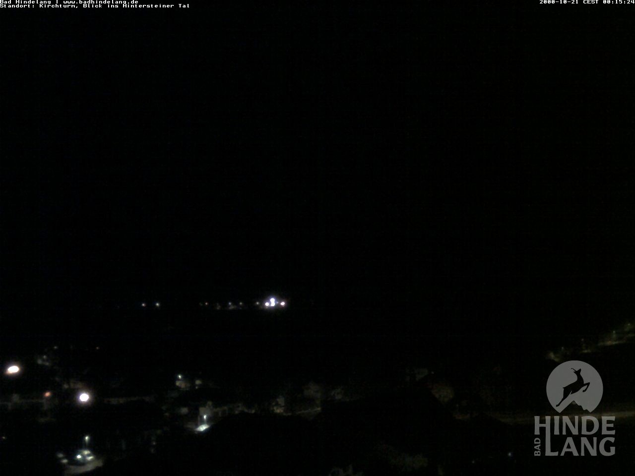 Archiv Foto Webcam Kirchturmblick Richtung Hintersteiner Tal