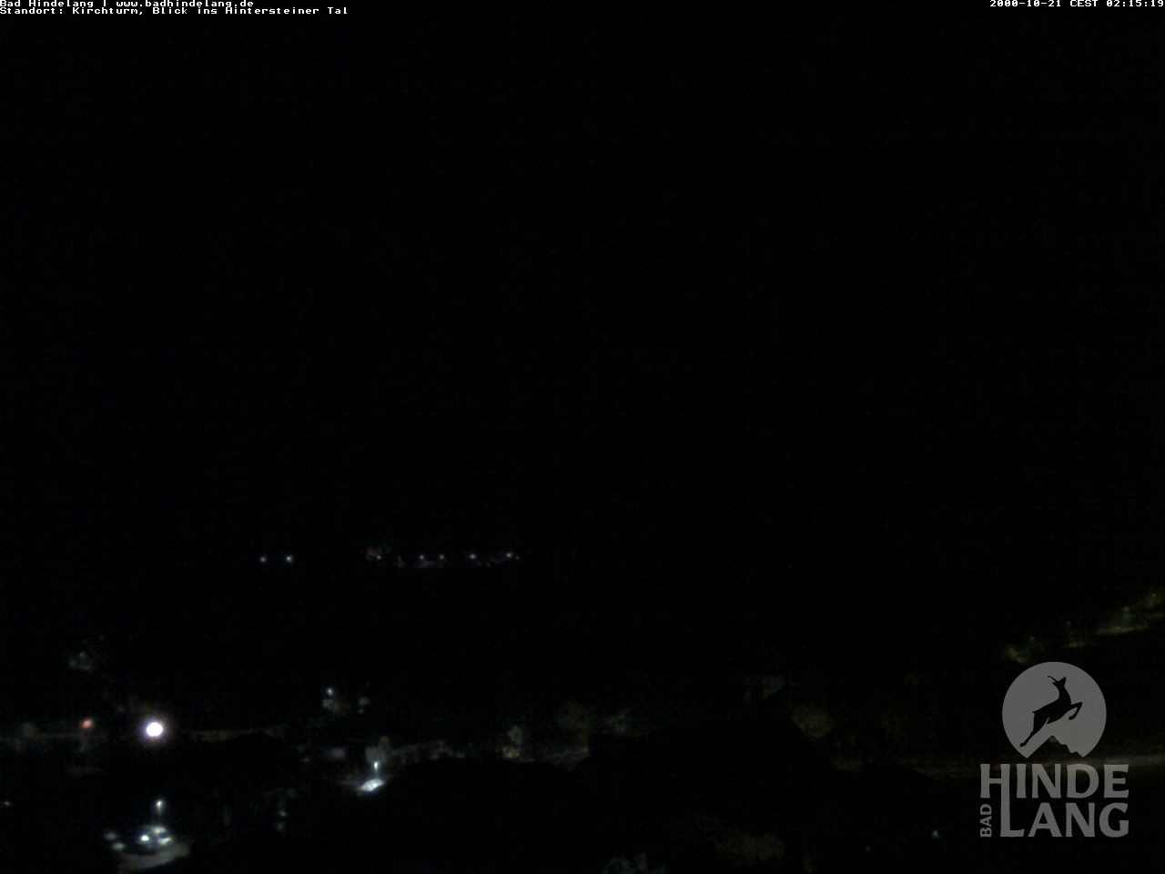 Archiv Foto Webcam Kirchturmblick Richtung Hintersteiner Tal