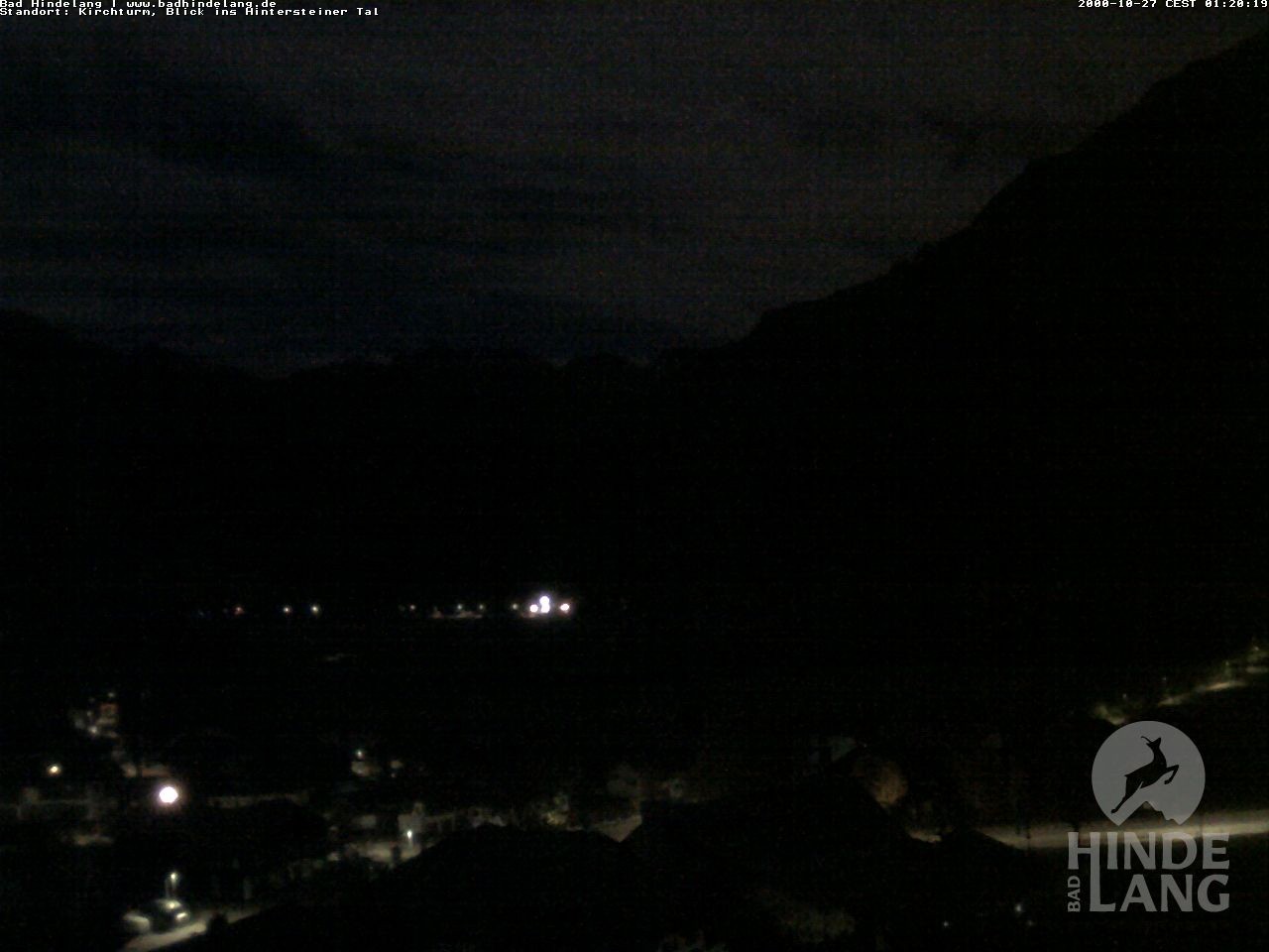 Archived image Webcam View of the church Bad Hindelang