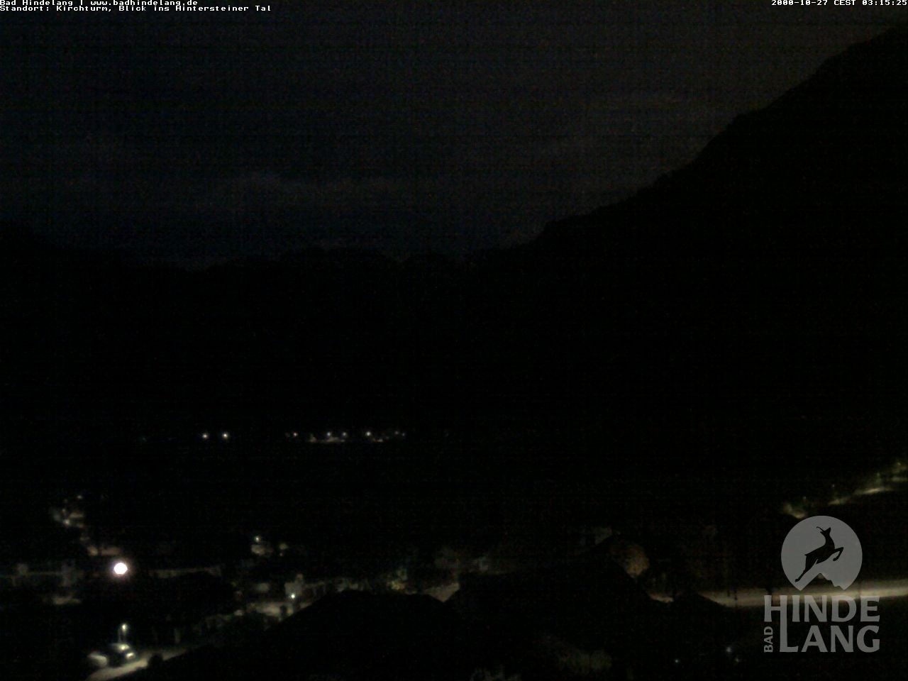 Archived image Webcam View of the church Bad Hindelang