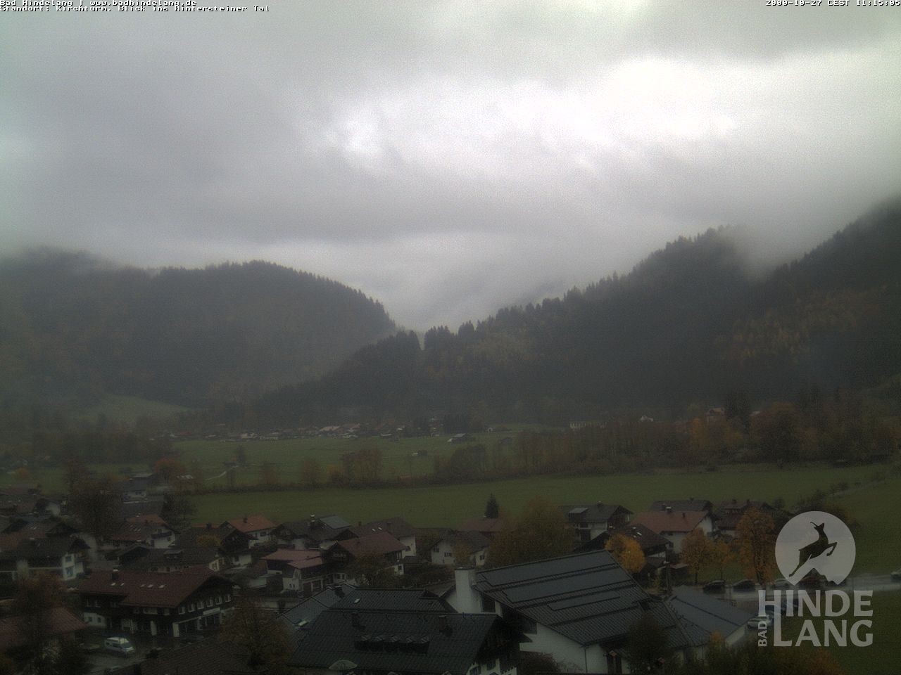 Archiv Foto Webcam Kirchturmblick Richtung Hintersteiner Tal