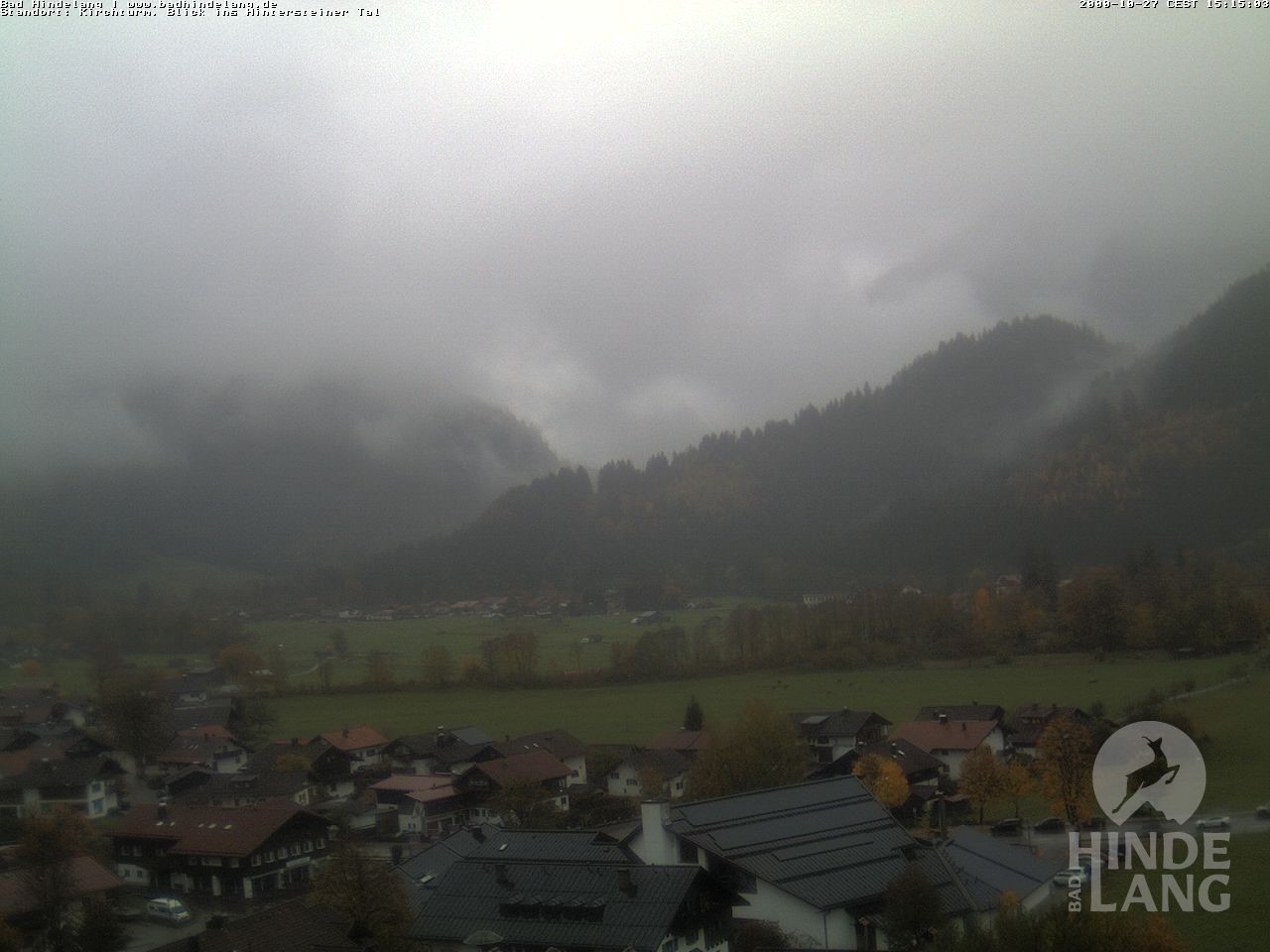 Archiv Foto Webcam Kirchturmblick Richtung Hintersteiner Tal