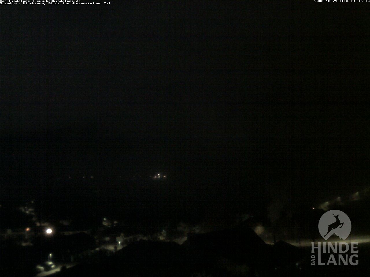 Archived image Webcam View of the church Bad Hindelang