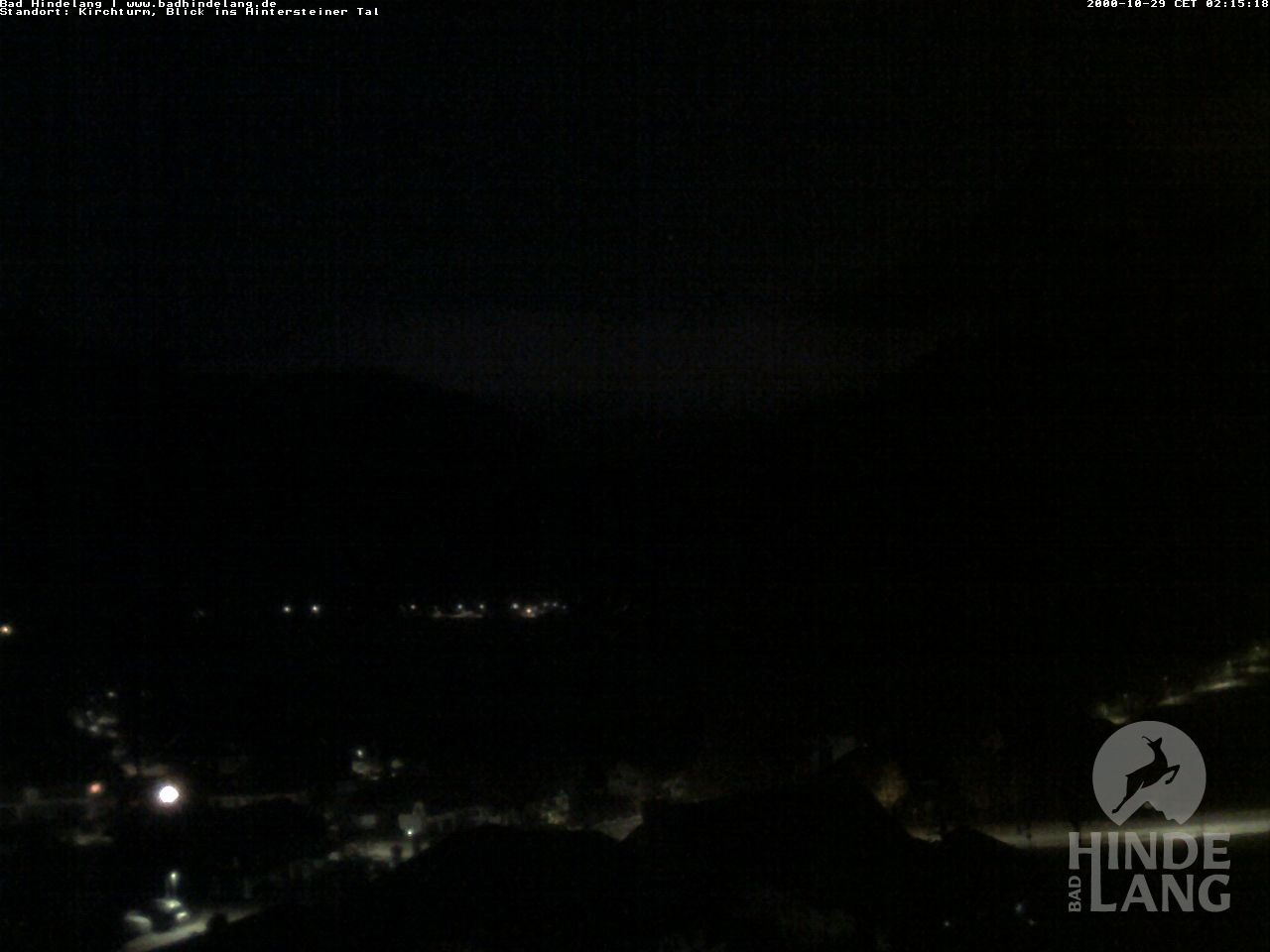 Archived image Webcam View of the church Bad Hindelang