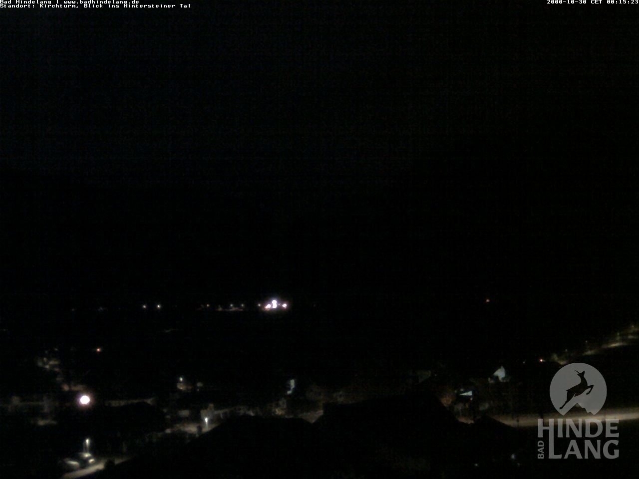 Archiv Foto Webcam Kirchturmblick Richtung Hintersteiner Tal