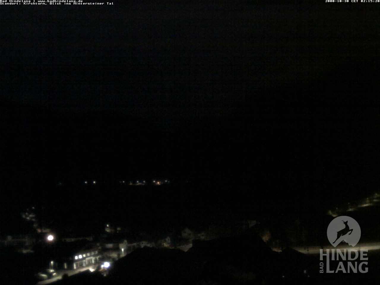 Archiv Foto Webcam Kirchturmblick Richtung Hintersteiner Tal