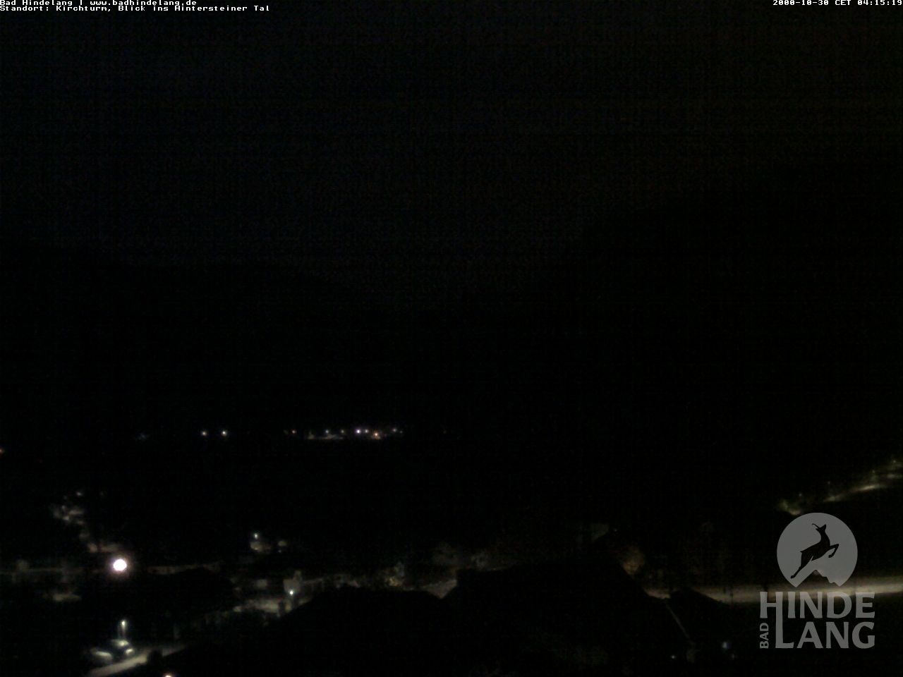 Archiv Foto Webcam Kirchturmblick Richtung Hintersteiner Tal