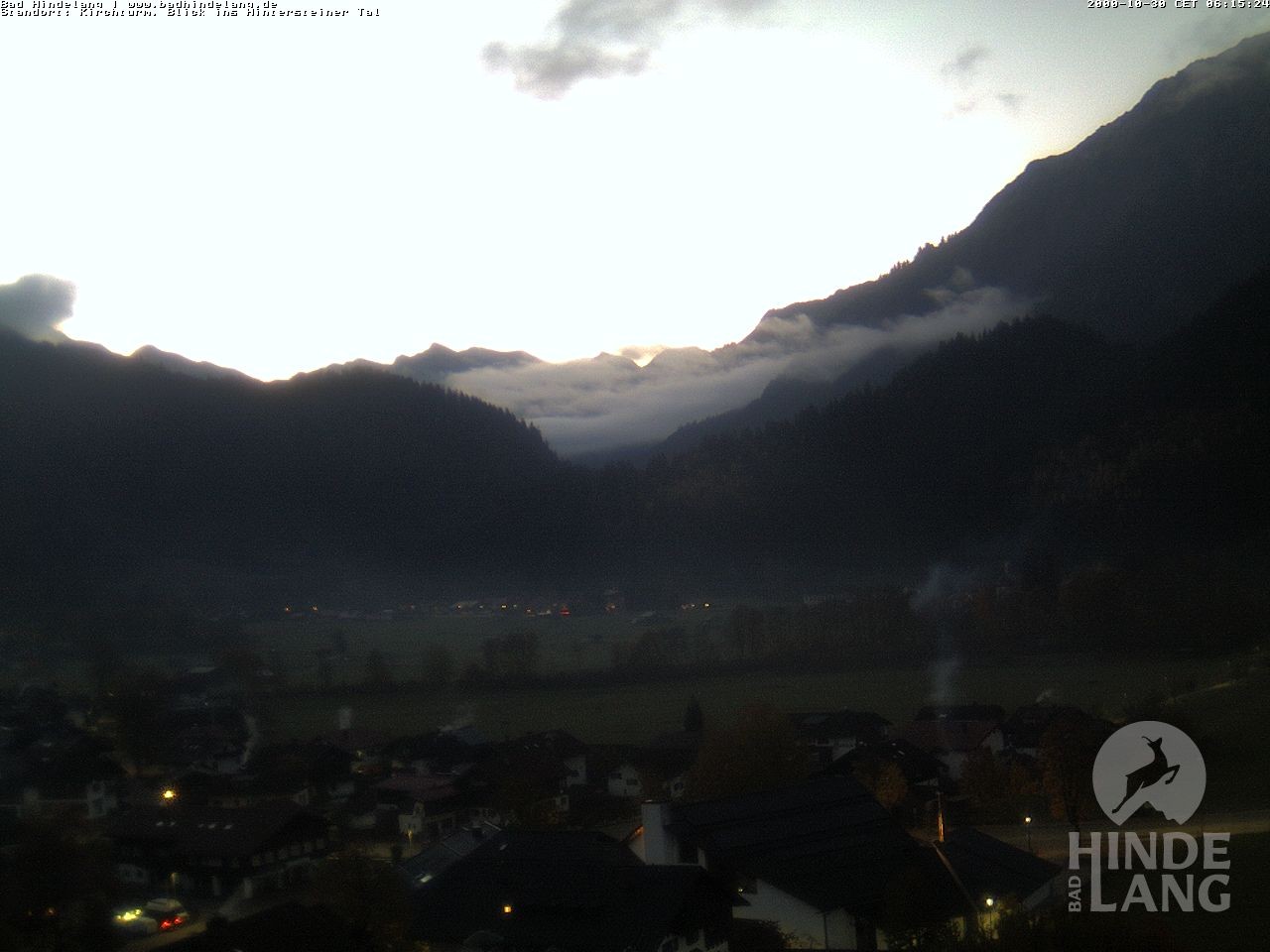 Archiv Foto Webcam Kirchturmblick Richtung Hintersteiner Tal