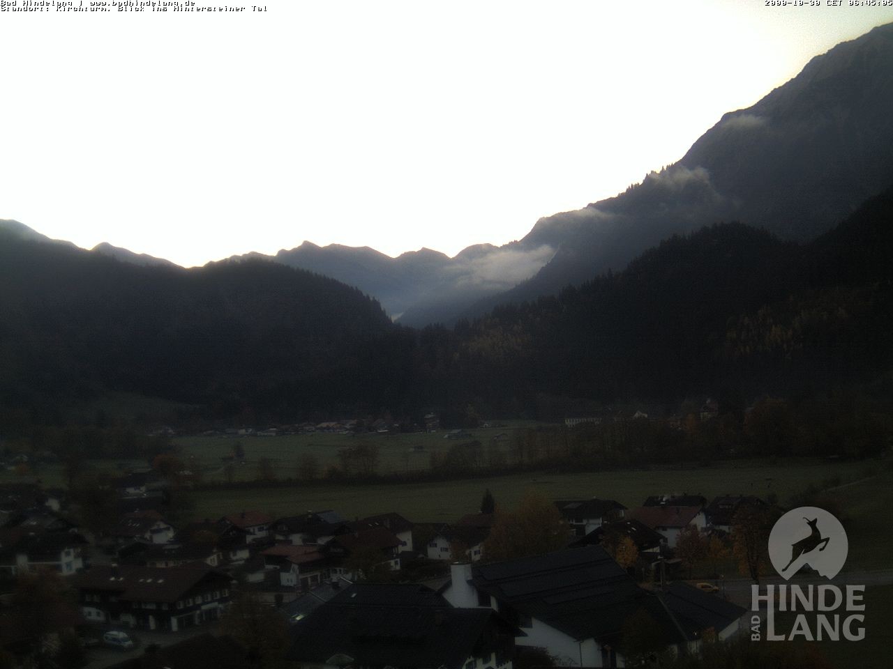 Archiv Foto Webcam Kirchturmblick Richtung Hintersteiner Tal