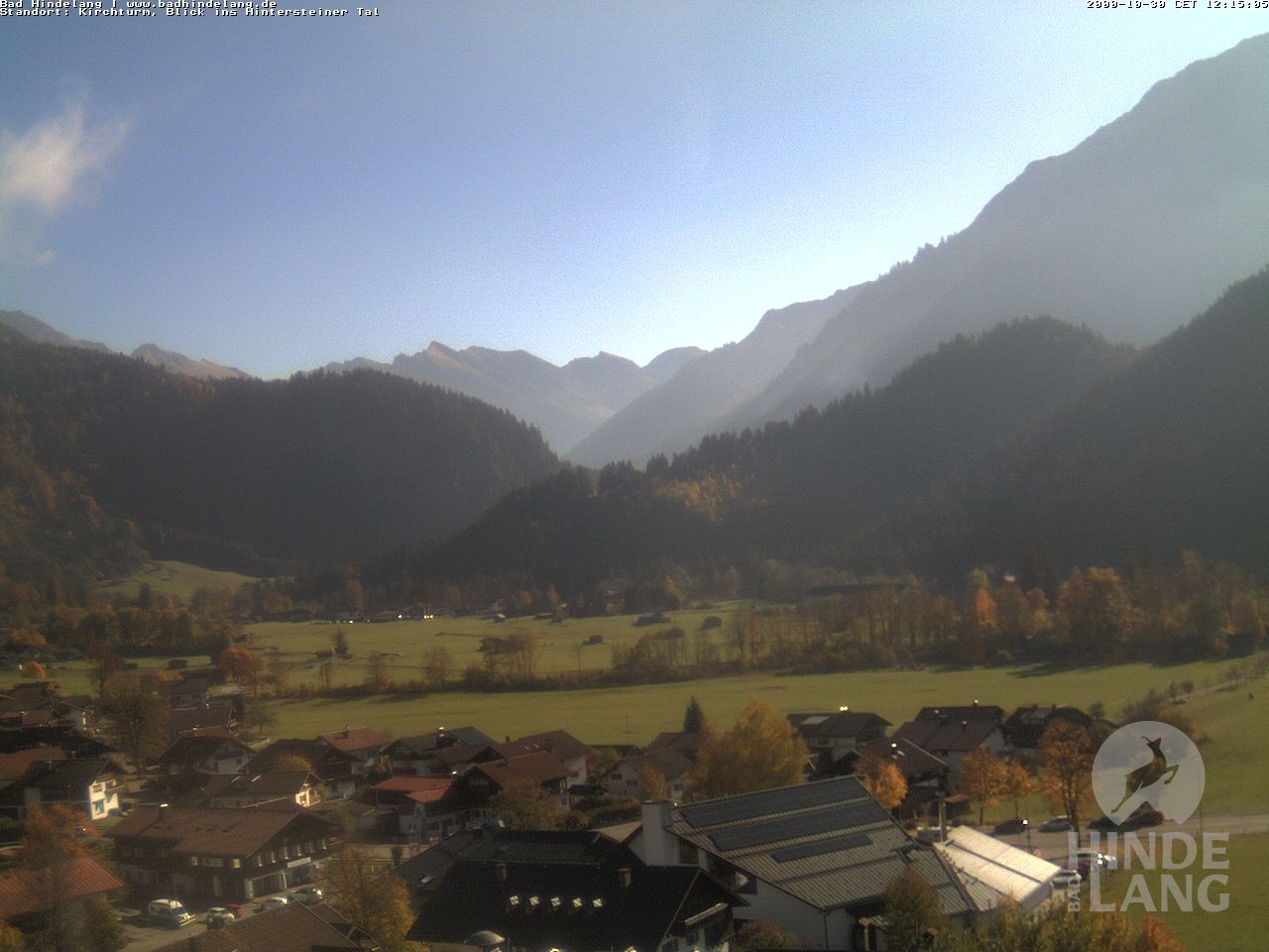 Archiv Foto Webcam Kirchturmblick Richtung Hintersteiner Tal