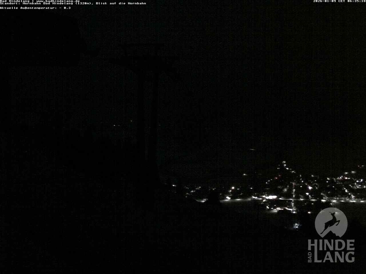 Archiv Foto Webcam Aussicht auf Bad Hindelang von der Hornbahn Bergstation