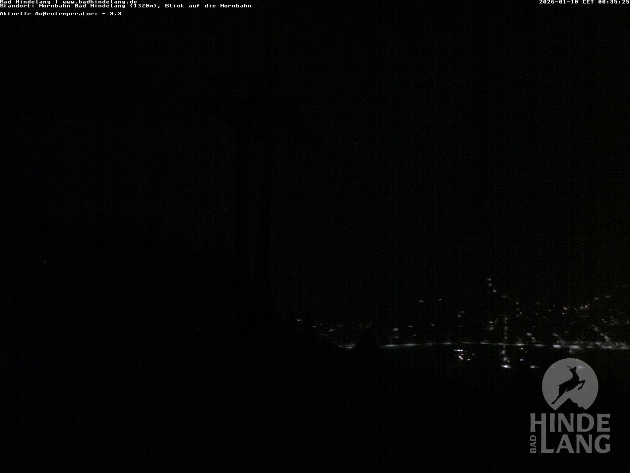 Archiv Foto Webcam Aussicht auf Bad Hindelang von der Hornbahn Bergstation