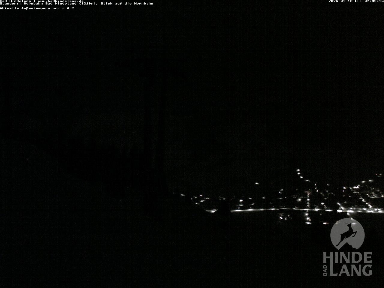 Archiv Foto Webcam Aussicht auf Bad Hindelang von der Hornbahn Bergstation