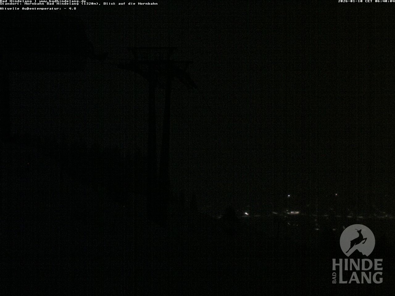 Archived image Webcam Mountain station Hornbahn