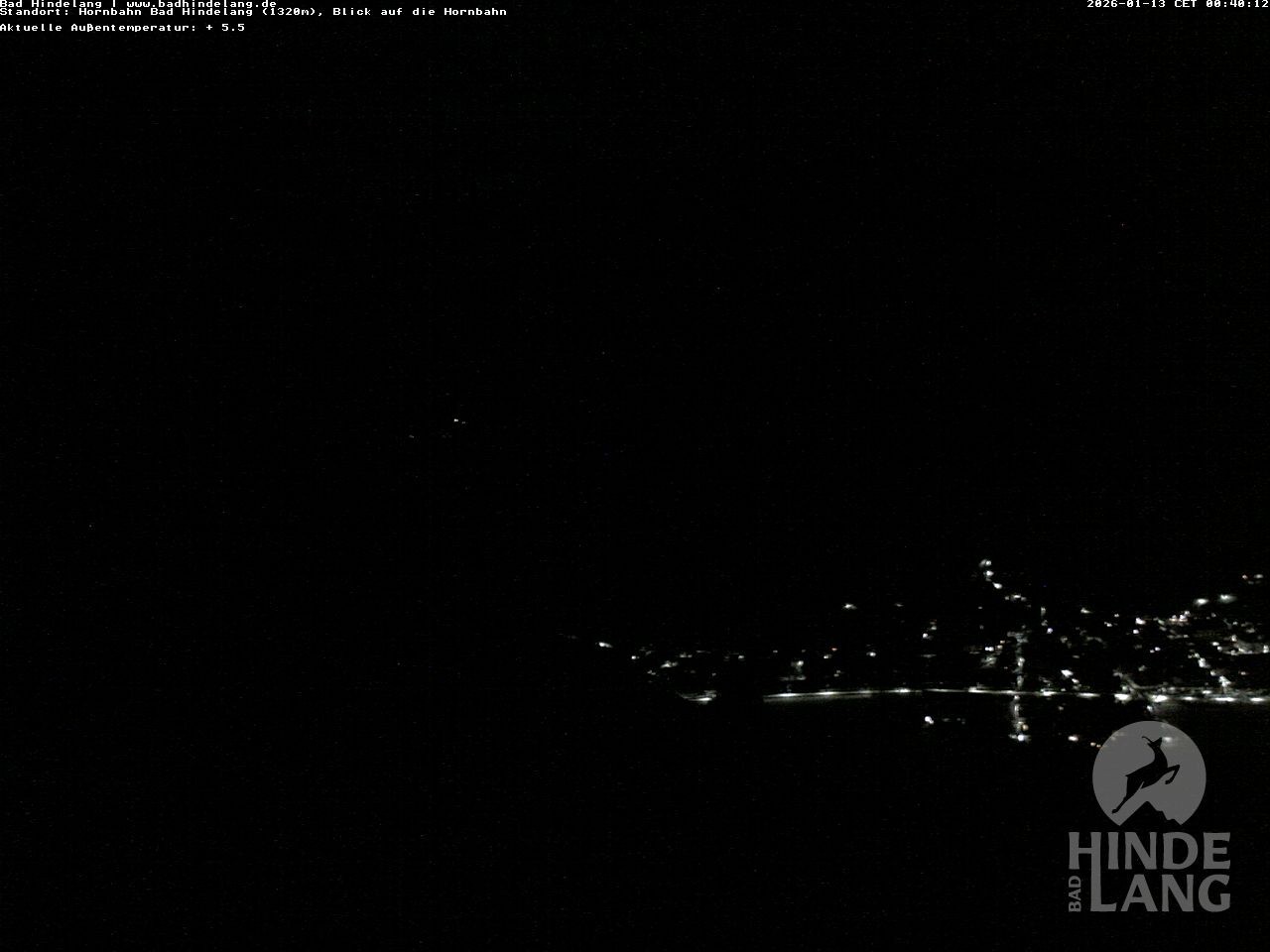 Archiv Foto Webcam Aussicht auf Bad Hindelang von der Hornbahn Bergstation