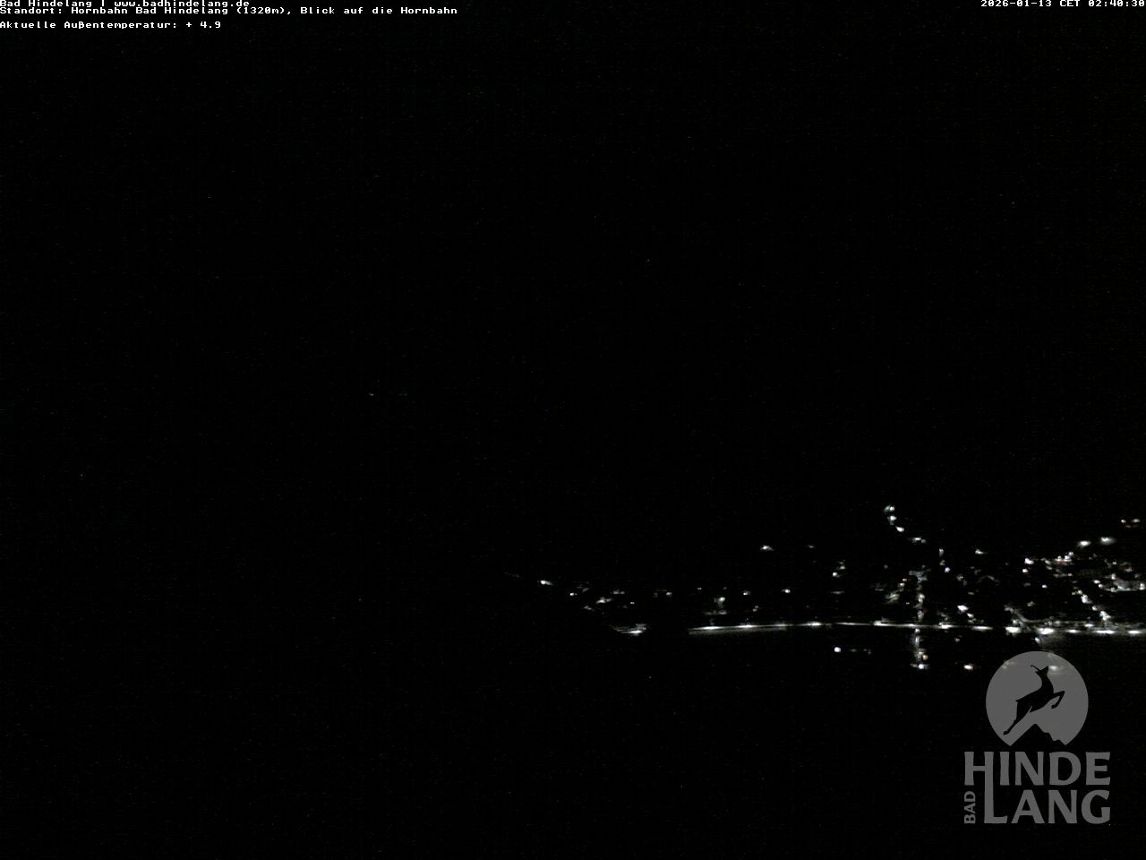 Archiv Foto Webcam Aussicht auf Bad Hindelang von der Hornbahn Bergstation