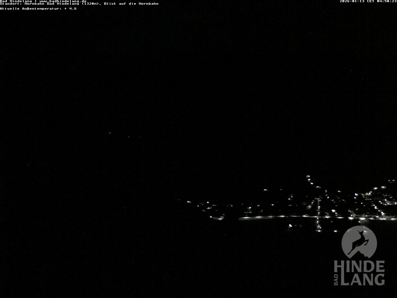 Archiv Foto Webcam Aussicht auf Bad Hindelang von der Hornbahn Bergstation