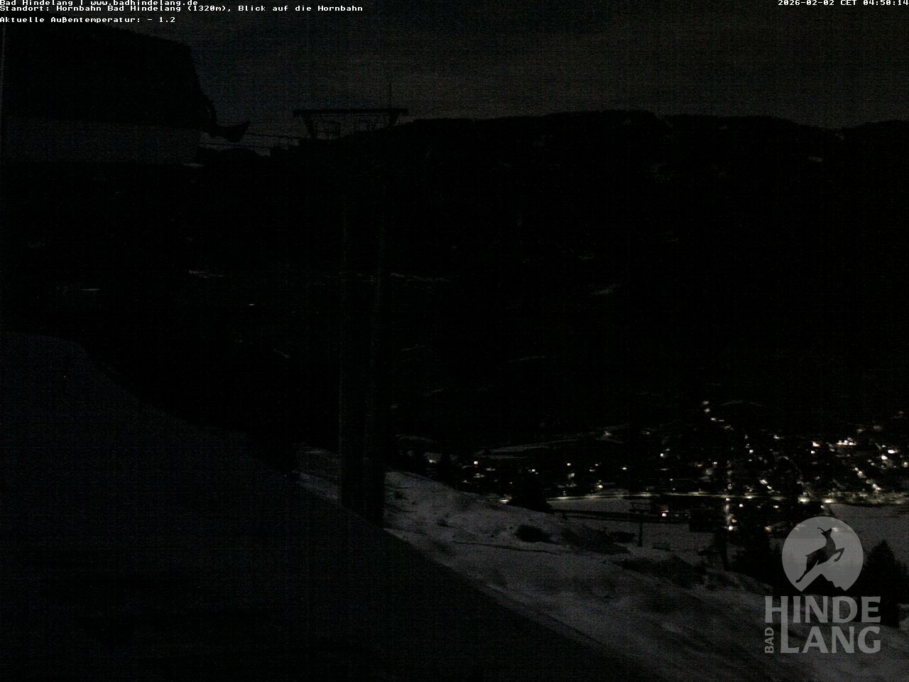 Archiv Foto Webcam Aussicht auf Bad Hindelang von der Hornbahn Bergstation