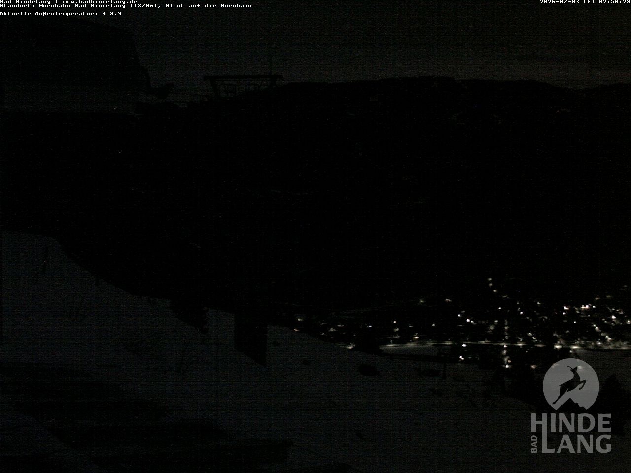 Archived image Webcam Mountain station Hornbahn