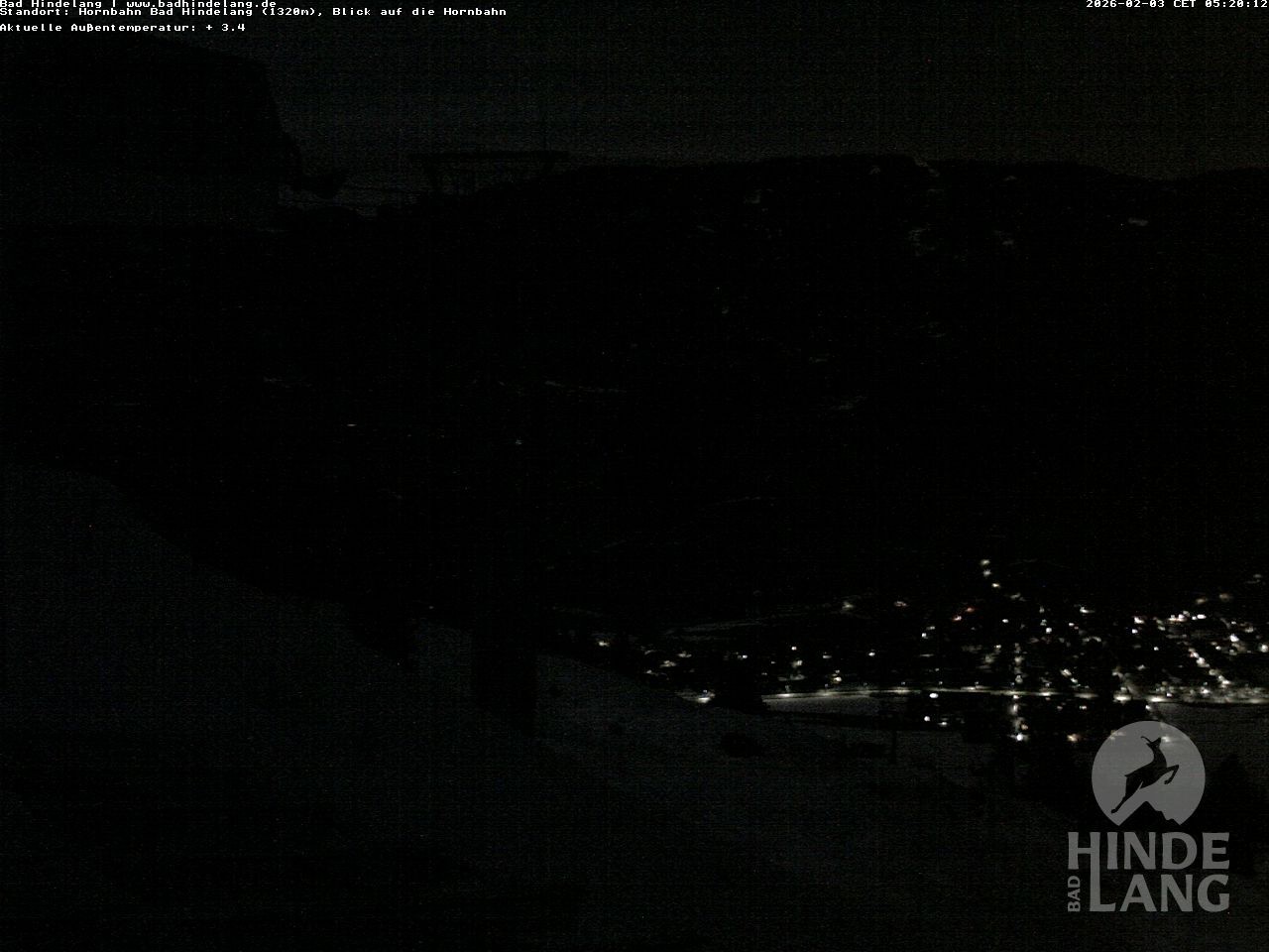 Archiv Foto Webcam Aussicht auf Bad Hindelang von der Hornbahn Bergstation