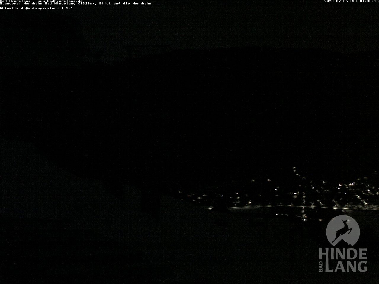 Archiv Foto Webcam Aussicht auf Bad Hindelang von der Hornbahn Bergstation