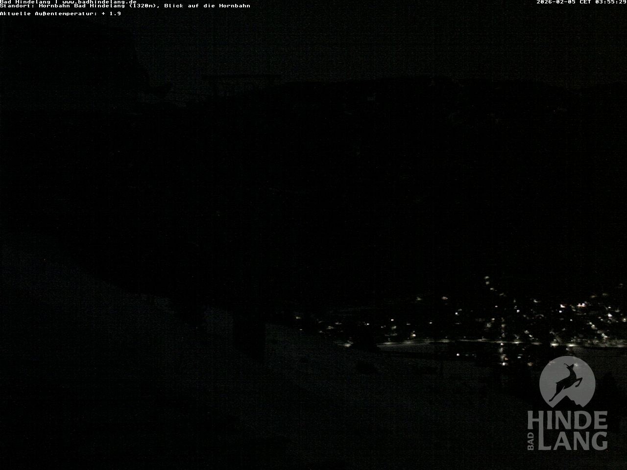 Archiv Foto Webcam Aussicht auf Bad Hindelang von der Hornbahn Bergstation