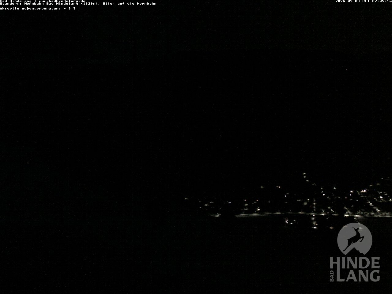 Archiv Foto Webcam Aussicht auf Bad Hindelang von der Hornbahn Bergstation