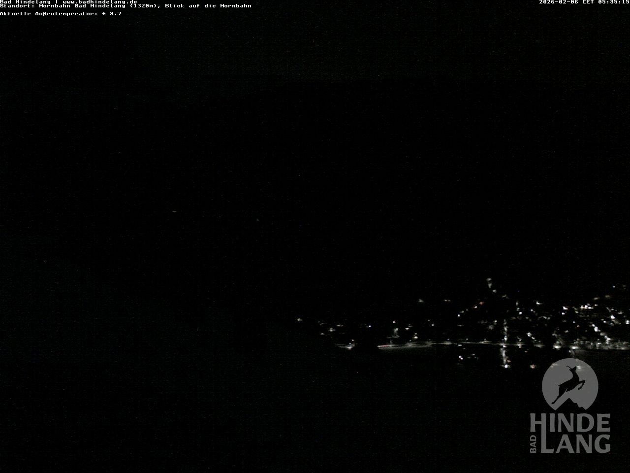 Archiv Foto Webcam Aussicht auf Bad Hindelang von der Hornbahn Bergstation