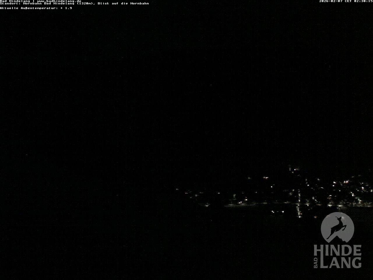 Archiv Foto Webcam Aussicht auf Bad Hindelang von der Hornbahn Bergstation