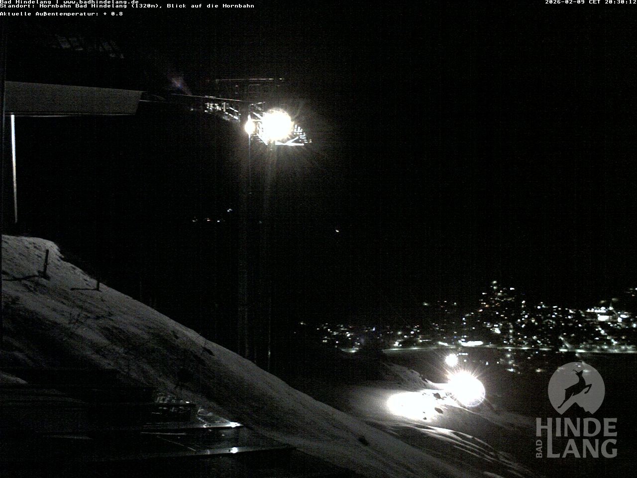 Archiv Foto Webcam Aussicht auf Bad Hindelang von der Hornbahn Bergstation