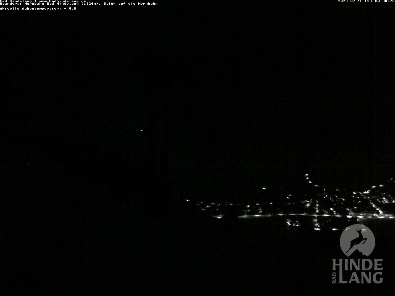 Archiv Foto Webcam Aussicht auf Bad Hindelang von der Hornbahn Bergstation