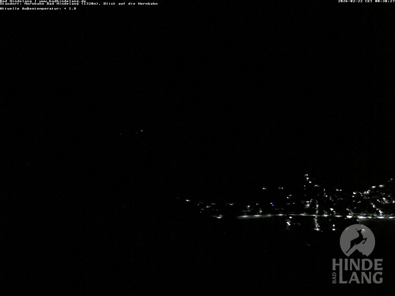 Archiv Foto Webcam Aussicht auf Bad Hindelang von der Hornbahn Bergstation