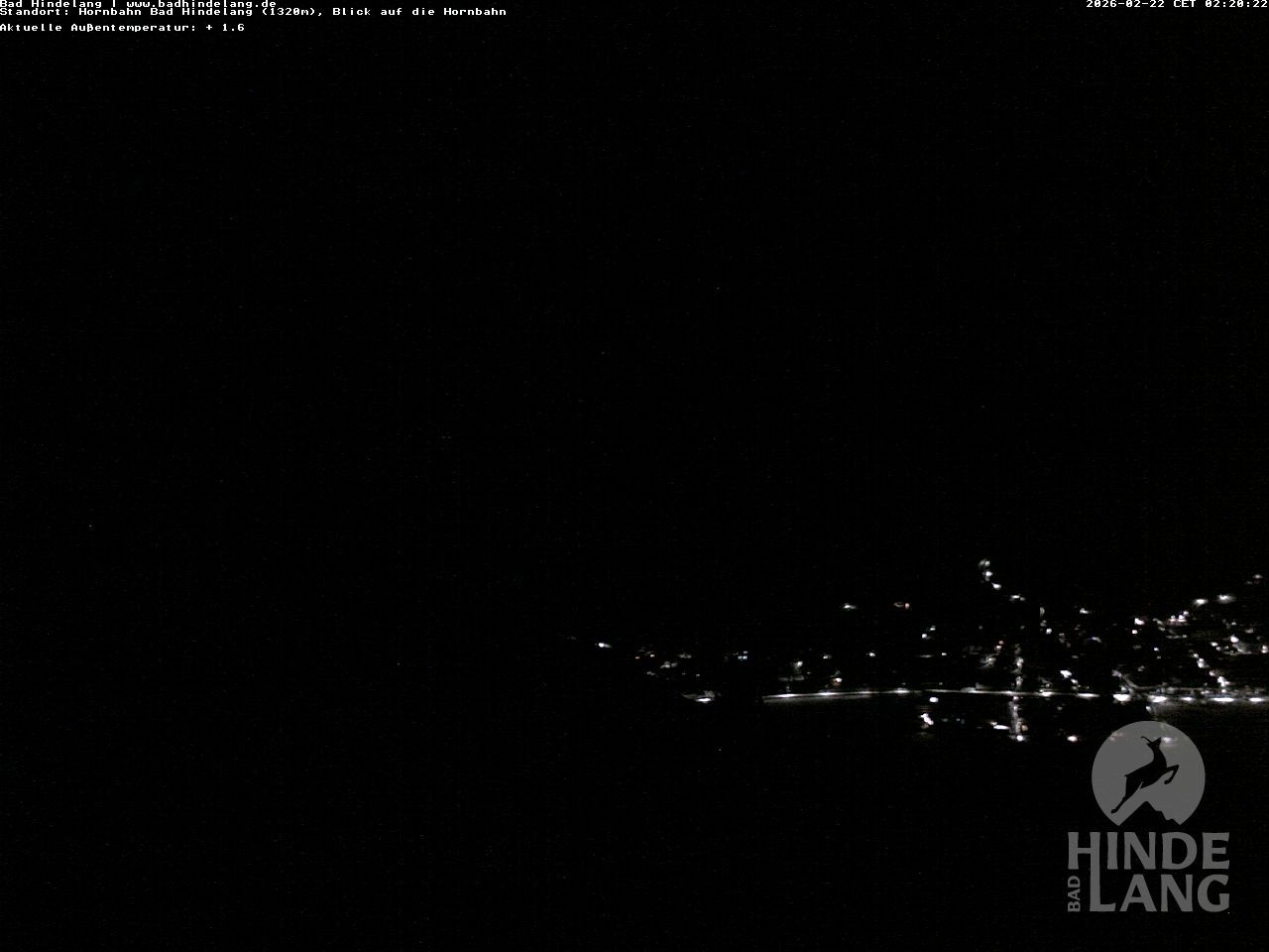 Archiv Foto Webcam Aussicht auf Bad Hindelang von der Hornbahn Bergstation