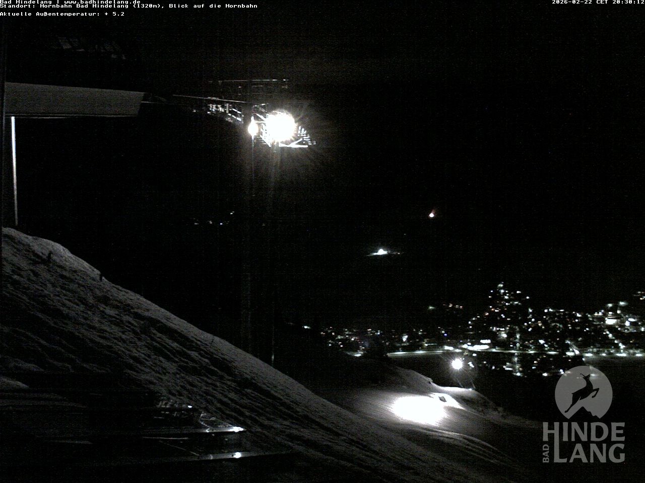 Archiv Foto Webcam Aussicht auf Bad Hindelang von der Hornbahn Bergstation