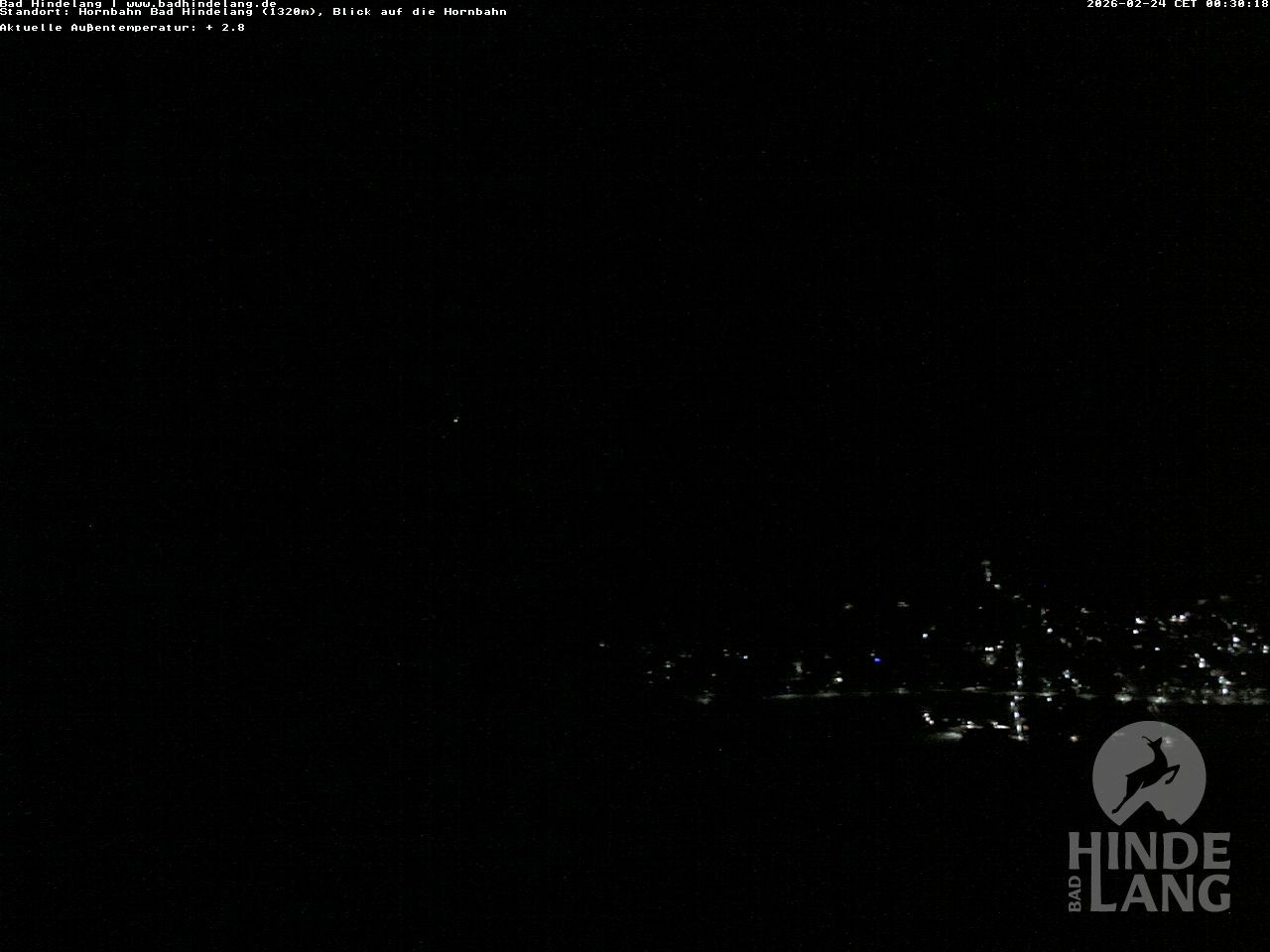 Archiv Foto Webcam Aussicht auf Bad Hindelang von der Hornbahn Bergstation