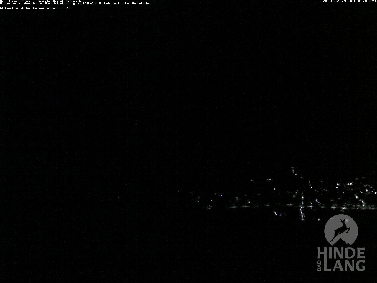 Archiv Foto Webcam Aussicht auf Bad Hindelang von der Hornbahn Bergstation