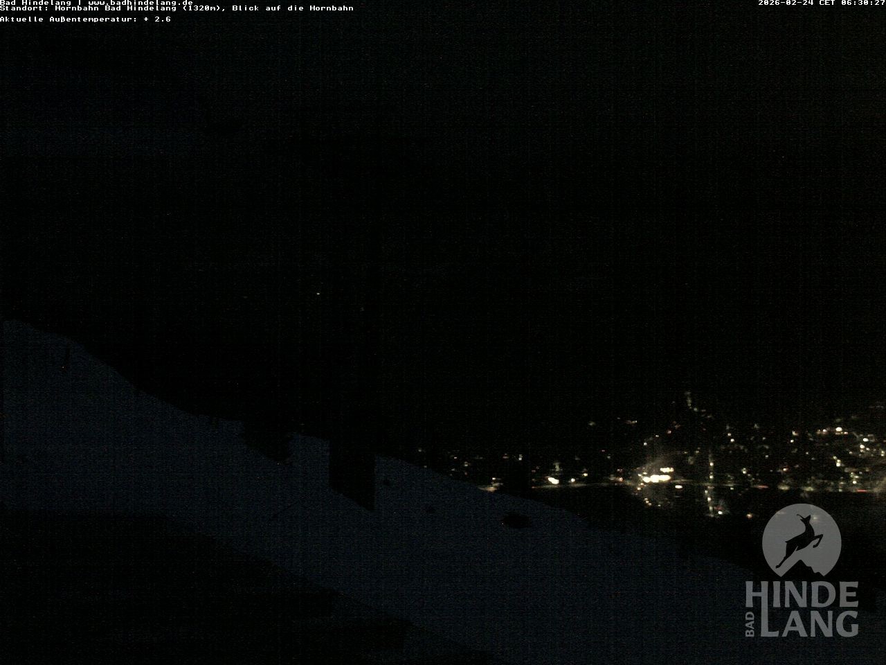 Archiv Foto Webcam Aussicht auf Bad Hindelang von der Hornbahn Bergstation