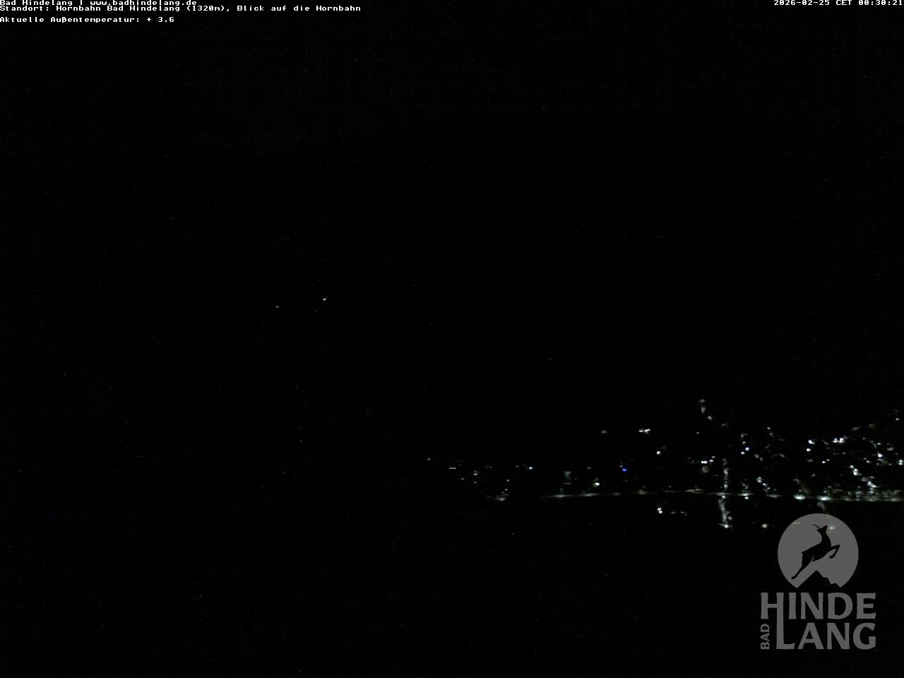 Archiv Foto Webcam Aussicht auf Bad Hindelang von der Hornbahn Bergstation