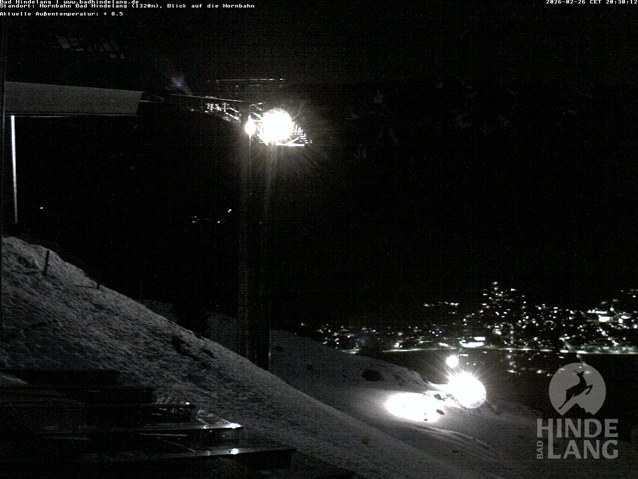 Archiv Foto Webcam Aussicht auf Bad Hindelang von der Hornbahn Bergstation